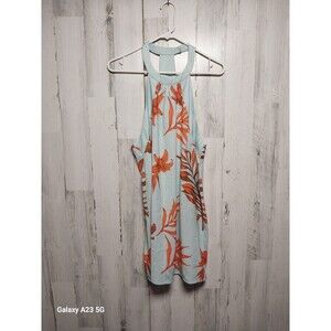 Lulus Womens Dress Size Medium Mint Tropical Capri Seas Mint Halter A Line Mini